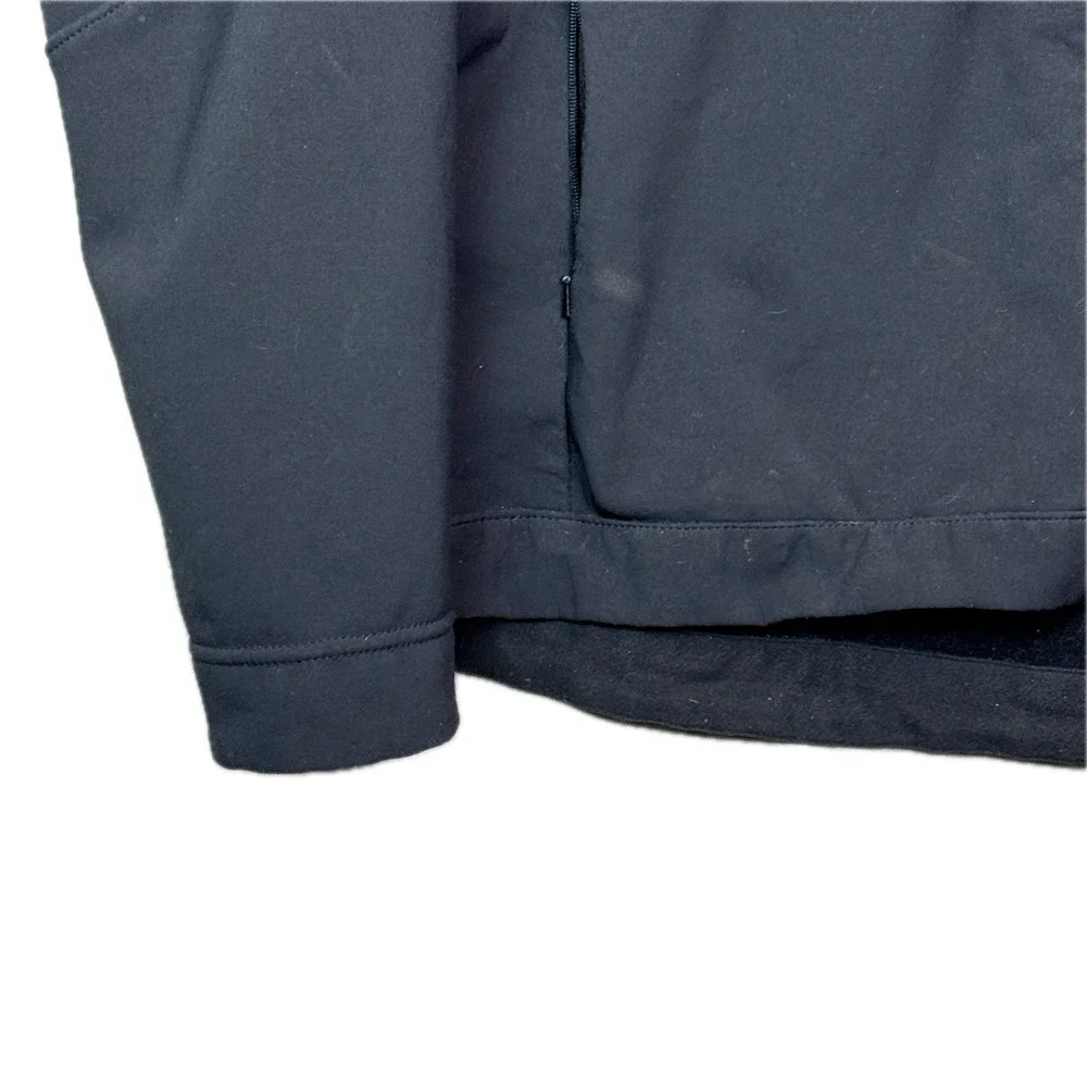 The North Face Apex Bionic Softshell Jacket Mens Black Zip Windproof‎ Coat XL